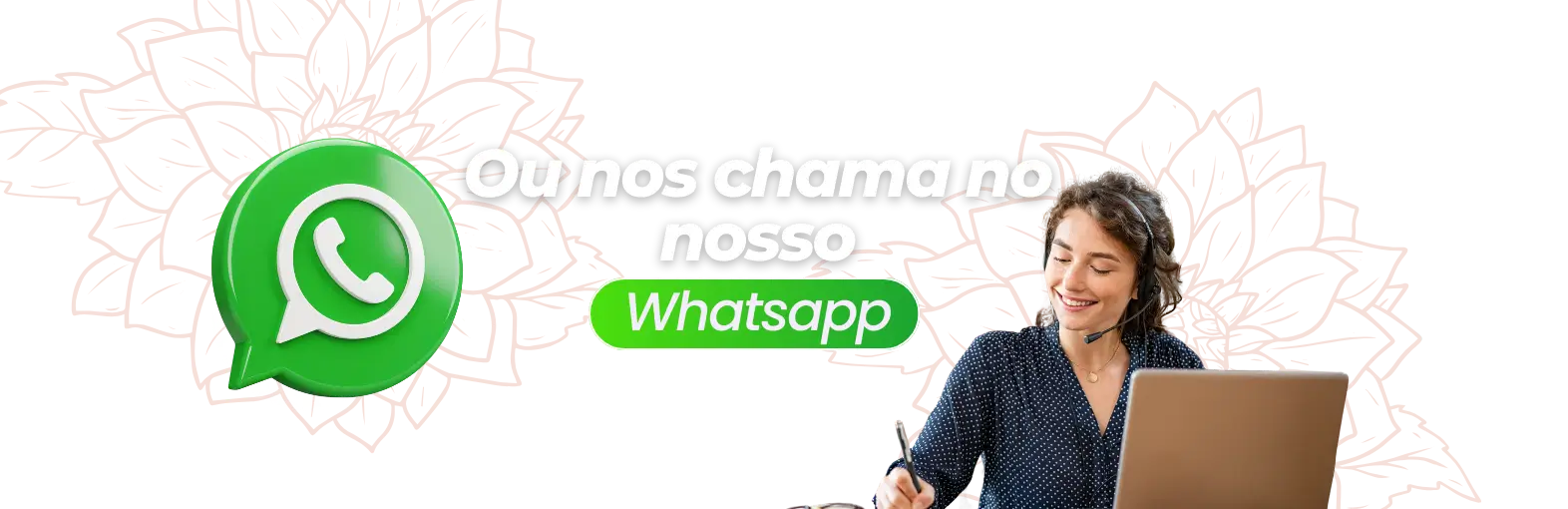 Nosso Whatsapp para encomendar sua flor na Dalia Floricultura